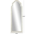 thumbnail image 3 of DecMode 26" x 70" Brown Tall Wall Mirror with Arched Top, 3 of 11