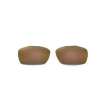 Walleva Brown Polarized Replacement Lenses for Oakley Jury OO4045 Sunglasses
