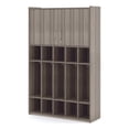 thumbnail image 3 of Tot Mate 71.5" Contemporary Composite Wood School Age Floor Locker in Gray, 3 of 6