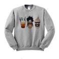 thumbnail image 1 of Scissors Coffee Halloween Sweatshirt Unisex 4X-Large Grey, 1 of 5