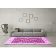 thumbnail image 3 of Ahgly Company Indoor Rectangle Oriental Purple Traditional Area Rugs, 2' x 3', 3 of 4