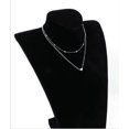 thumbnail image 2 of Gargantilla de amante en capas, collar con colgante de corazón, cadenas, collares de amor, joyería para mujer Ormromra, 2 of 2
