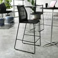 thumbnail image 3 of Flash Furniture Stack Bar Stool with Air-Vent Back and Powder Coated Sled Base, 3 of 11