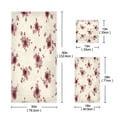 thumbnail image 3 of BZSMCE 3piece Bath Towel Sets Hand Bath Towels Fashion Vintage Floral Dainty Blush Printed Towel Sets, 3 of 8
