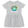 thumbnail image 3 of Inktastic Happy Earth Day Flowered Girls Toddler Dress, 3 of 5
