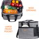 thumbnail image 2 of Bolsa térmica, bolsa de picnic, bolsa de almuerzo, bolsa térmica, bolsa aislante para transporte de alimentos, 2 of 4