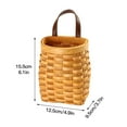 thumbnail image 2 of Yuedong Wicker Basket Flower Pots Woven Boxes Weaving Organizing Shelf Home Office Wedding Decoration Planters 30*24*8.5cm/15.5*12.5*9.5cm, 2 of 12