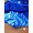 Royal Blue, variant on renvena Kids Girls Dancer X-Back Sequined Hip-hop Jazz Tap Dance Skirted Leotard Dress