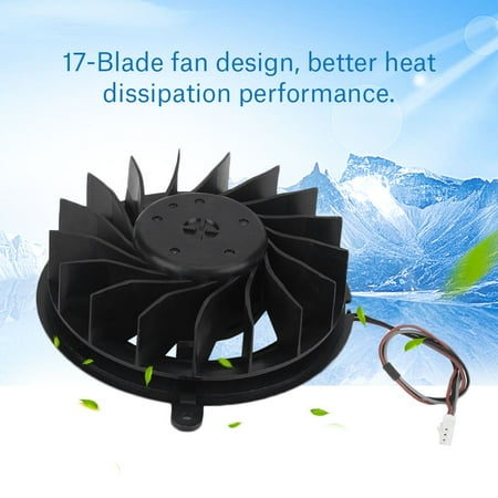 - 17 Blades Replacement Internal Cooling Fan Cooler for Sony PlayStation 3 PS3 Slim, internal cooling fan,cooling fan for ps3 slim