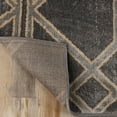 thumbnail image 4 of Superior Abner Geometric Diamond Indoor Area Rug, 2' x 3', Grey, 4 of 5