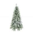 thumbnail image 5 of Christmas Tree 5FT Pre-Lit Spruce Snow Flocked Christmas Tree, Artificial Hinged Xmas Tree with LED Lights, Holiday Office Home Décor,Artificial Christmas Tree, 5 of 7