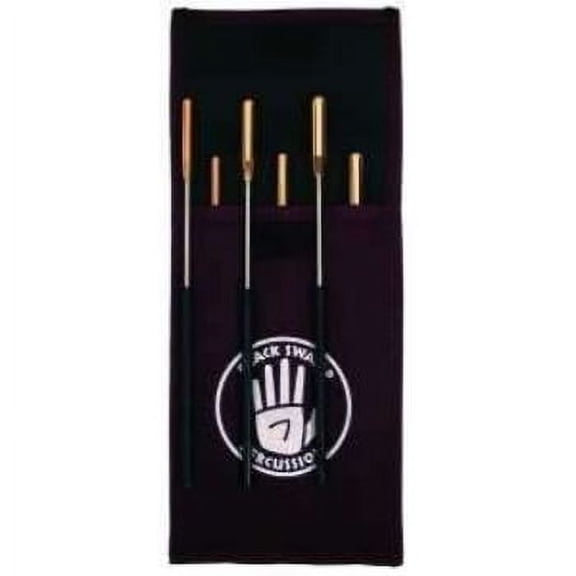 black swamp bsspset2 spectrum triangle beaters with nylon case