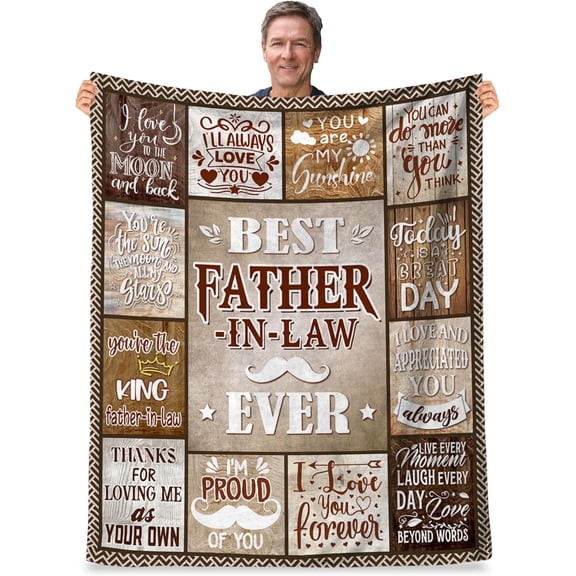 DAJU Gifts for Father in Law Father in Law Birthday Gift Father in Law from Daughter in Law for Father in Law(30*40inch)