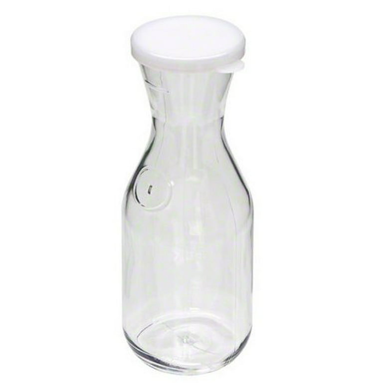 Cambro Plastic Beverage Decanter with Lid - 8.5 oz.