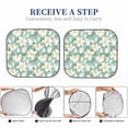thumbnail image 6 of Haiem Lilies Flowers Car Windshield Sun Shade (2 Pieces) Foldable Windshield Sun Shade Car Accessories for Truck SUV Pickup-Medium, 6 of 7