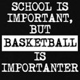 thumbnail image 3 of CafePress - Basketball Is Importanter T Shirt - Dark T-Shirt Kids XS-XL, 3 of 4