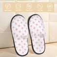 thumbnail image 2 of Slippers for Women, Animal Pink Color Paw Womens Slippers Fuzzy Winter House Shoes, Soft Anti-Skid Slippers Indoor and Outdoor, 2 of 7