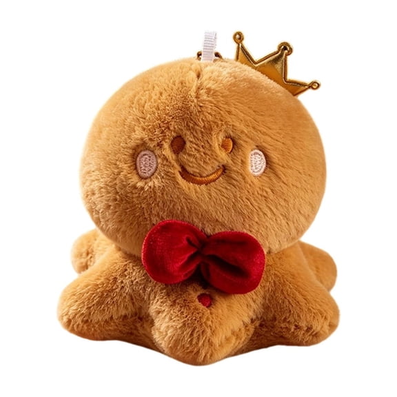 2026 Christmas Home Party Decoration Christmas Stuffed Ornaments Cute Santa Snowman Reindeer Gingerbread Man Stuffed Dolls Holiday Decor Stuffed Figures For Xmas Tree Hanging Desktop Display