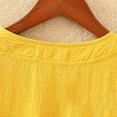 thumbnail image 4 of Shirt Women's Top Spring Summer Short Sleeve 3/4 Sleeve Fashion Slit Shirt Long V Neck Sexy Design Sports Blouse for Women Quarter Sleeve Shirt Short Sleeve Tee for Women Summer V Neck T Shirts for, 4 of 8