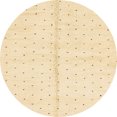 thumbnail image 1 of Ahgly Company Machine Washable Indoor Round Abstract Khaki Gold Area Rugs, 3' Round, 1 of 7