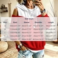 thumbnail image 6 of FAIWAD Women's Cold Shoulder Hoodie Color Block Long Sleeve Drawstring Pullover Sweatshirt Cutout Shoulder Casual Top, 6 of 6
