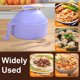 thumbnail image 4 of Tazón para fideos, genérico, juego de tazón para cocinar fideos ramen, tazón para sopa, cesta de drenaje, morado, 4 of 9