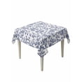 thumbnail image 2 of Blue Flower Tablecloth Square Table Cloth 60x60, Waterproof Tablecloth Outdoor Table Cloth, Spring Leaf Vintage Farmhouse Boho Plant Washable Table Cover for Kitchen Dinning Party, 2 of 8