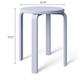 thumbnail image 6 of Mainstays Kids Wood Nightstand Side Table, Light Purple, 6 of 6
