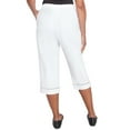 thumbnail image 2 of Alfred Dunner Womens Petite Lace Dotted Trim Capri, 2 of 4