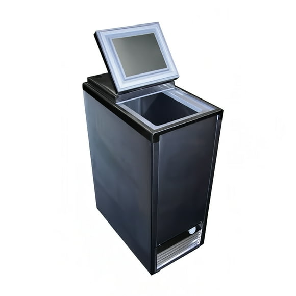 Excellence Industries FT-4 25 3/8" Congélateur à Crème Glacée Autonome avec Capacité de 4 Cuves, 115v