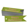 thumbnail image 1 of Inkdotpot Rose Gold Foil Paper Hang Tags Happy Retirement Favor Tags 100 Pieces, 1 of 6