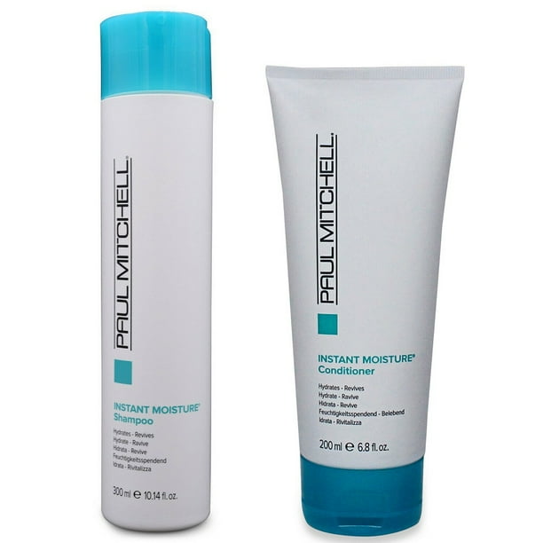 Paul Mitchell Paul Mitchell Moisture Instant Moisture Daily Hair Shampoo 10 14oz And Conditioner 6 8oz Walmart Com Walmart Com