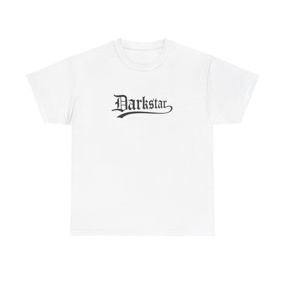 Darkstar Text Skateboard Black Many Colors Vintage Classic Skate TShirt Print - White / S