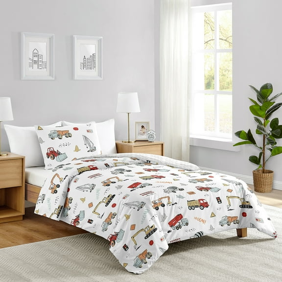 Sweet Jojo Designs Construction Truck Comforter Set