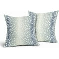 thumbnail image 2 of Antelope Pillow Covers 20X20 Inch Blue Gray Faux Fawn Deer Animal Print Decorative Square Pillow Cases Modern Neutral Linen Throw Pillows Set of 2 Home Decor For Sofa Couch Bedroom Outdoor, 2 of 6