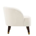 thumbnail image 5 of Square - arm Barrel Chair with Curved Tufted Back / Comfortable Seating for Home Offices, 5 of 6