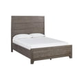thumbnail image 5 of Bowery Hill Modern Mahogany Finish King Solid Wood Panel Bed, 5 of 8