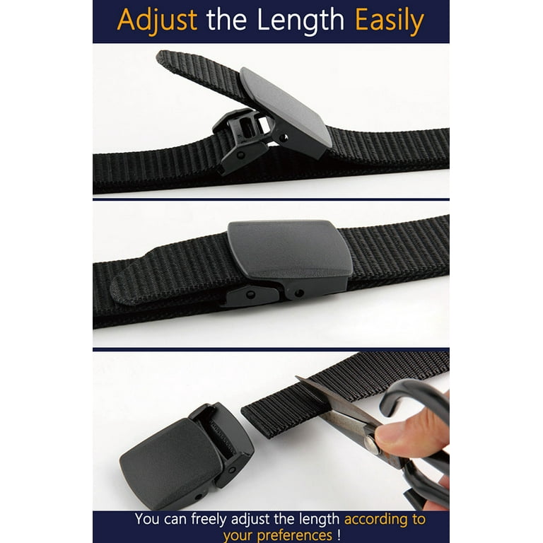 Men's Heavy Duty Nylon Belt with YKK Buckle - Breathable