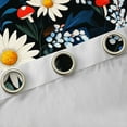 thumbnail image 4 of Manfei Groovy Daisy Flower Blackout Curtains Set of 2 (52x84 Each), Rustic Farmhouse Window Curtains, Jungle Mushroom Plant Curtains and Drapes, Window Curtains Room Decor, 4 of 6