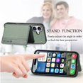 thumbnail image 3 of Case For FOXDOCK iPhone 16 Plus Stand Function RFID Blocking Magnetic Card Holder Complete Camera Safety, 3 of 5