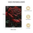 thumbnail image 2 of PIKWEEK  Gothic Rose Flowers Canvas Wall Art Farmhouse Botanical Plant Flowers Wall Decor Aesthetic Picture Vintage Painting Decor For Bedroom Bathroom Office Cafe Poster Decor, 2 of 5