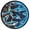 Black Pop Sharks, variant on Dailycode Night Light Wall Clock Glow in The Dark 12 inch Battery Operated Silent Luminous Clocks, Cute Little Dinosaur and Flower