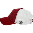 thumbnail image 4 of Pavilion Gift Company - Wine People - Adjustable Maroon Neoprene Mesh Hat, 4 of 9