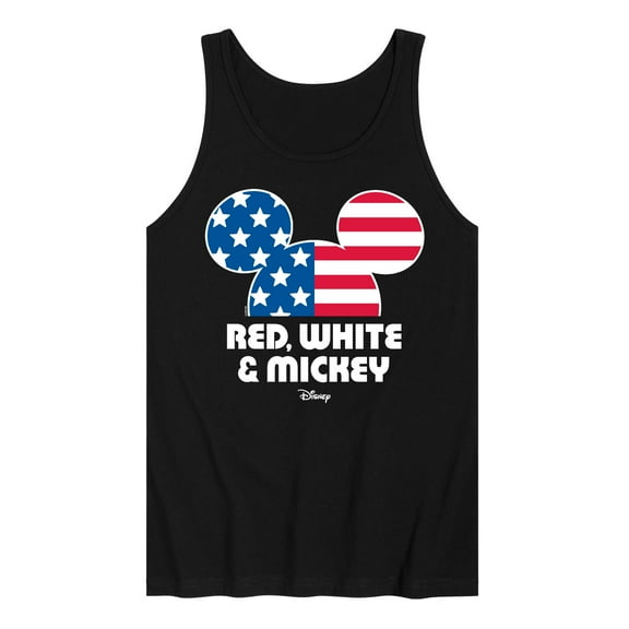Disney - Americana - Red White And Mickey - Men's Jersey Tank Top