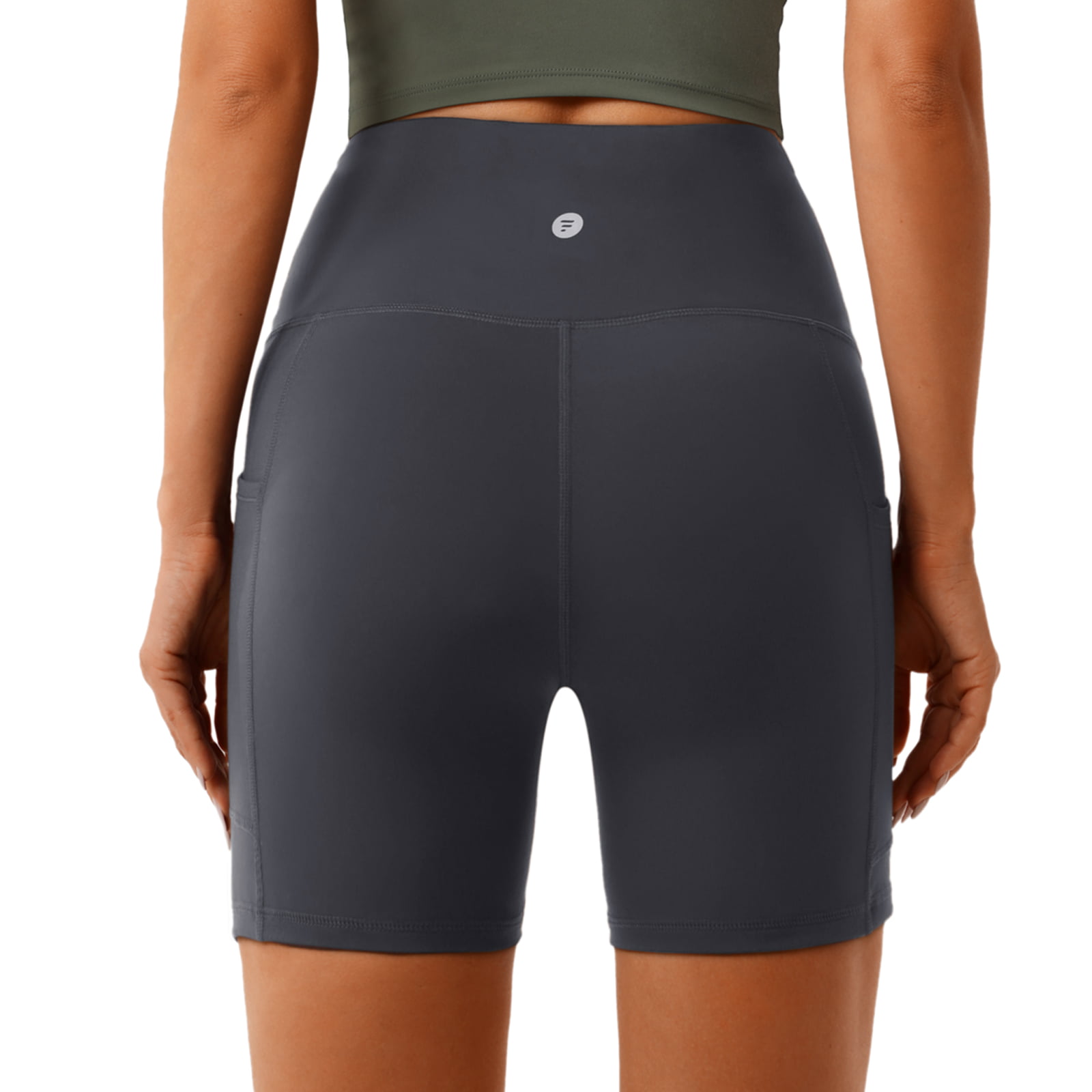 FULLSOFT 7 Pack Biker Shorts for Women-5''/ 8'' High Waisted Workout  Running Athletic Spandex Soft Gym Short Yoga Leggings
