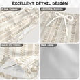 thumbnail image 2 of FORMRS Boys Swim Trunks Quick Dry Mesh Lining Beach Boardshorts, Sizes XS-XL, Beige Abstract Pattern, 2 of 7