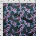 thumbnail image 3 of oneOone Velvet Teal Green Fabric Abstracts Craft Projects Decor Fabric Printed By The Yard 58 Inch Wide, 3 of 4