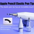 thumbnail image 3 of Pencil Tips For Apple Pencil 1 2 3 Pro Gen Replacement Crystal Diamond Tips For iPad Pencil 1/2 Anti-wear Stylus Pen Tips 4B White 4PCS, 3 of 6