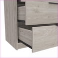 thumbnail image 5 of Dressers 3-Drawer with Superior Top | Light Gray | Particle Board, 5 of 15
