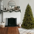 thumbnail image 3 of National Tree Company Pre-Lit 'Feel Real' Artificial Full Downswept Christmas Tree, Green, Douglas Fir, Dual Color LED Lights, Includes Stand and PowerConnect, 7.5 feet, 3 of 3